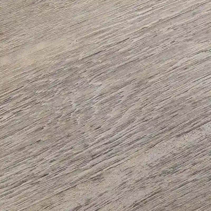Tavolino da caffè rotondo in legno massello grigio e rattan di East at Main