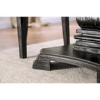 Tavolo da pranzo a piedistallo Brec Rustic White 48 pollici di Furniture of America