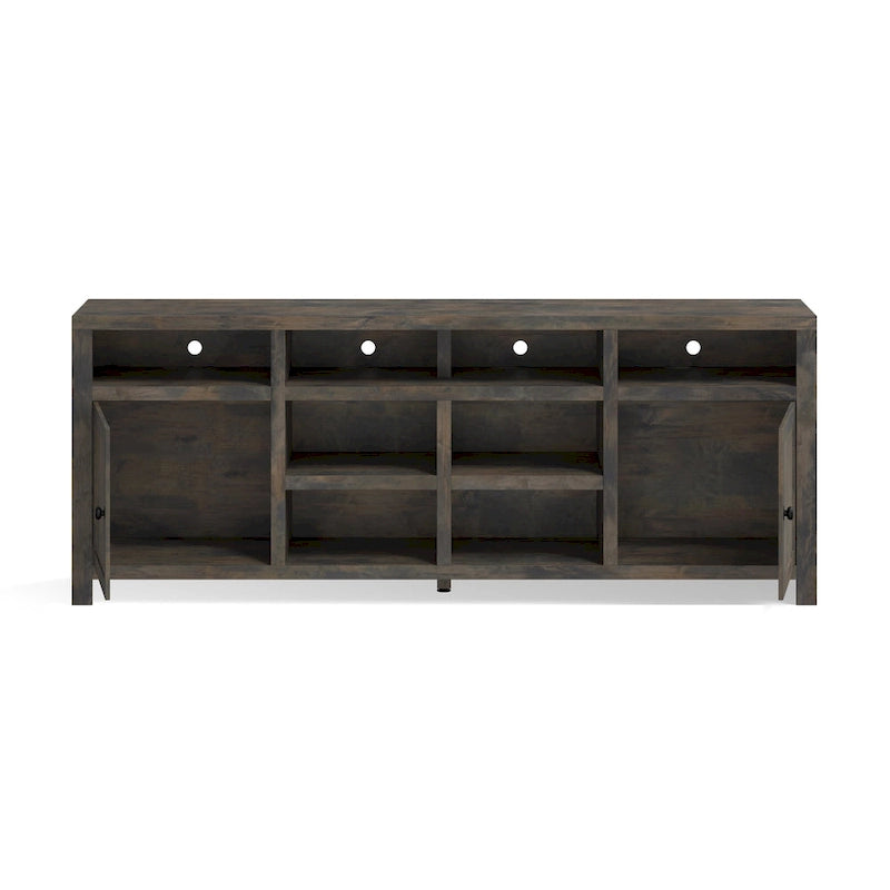 Bridgevine Home Joshua Creek Mobile TV da 84 pollici per TV fino a 95 pollici, nessun montaggio richiesto, finitura Barnwood