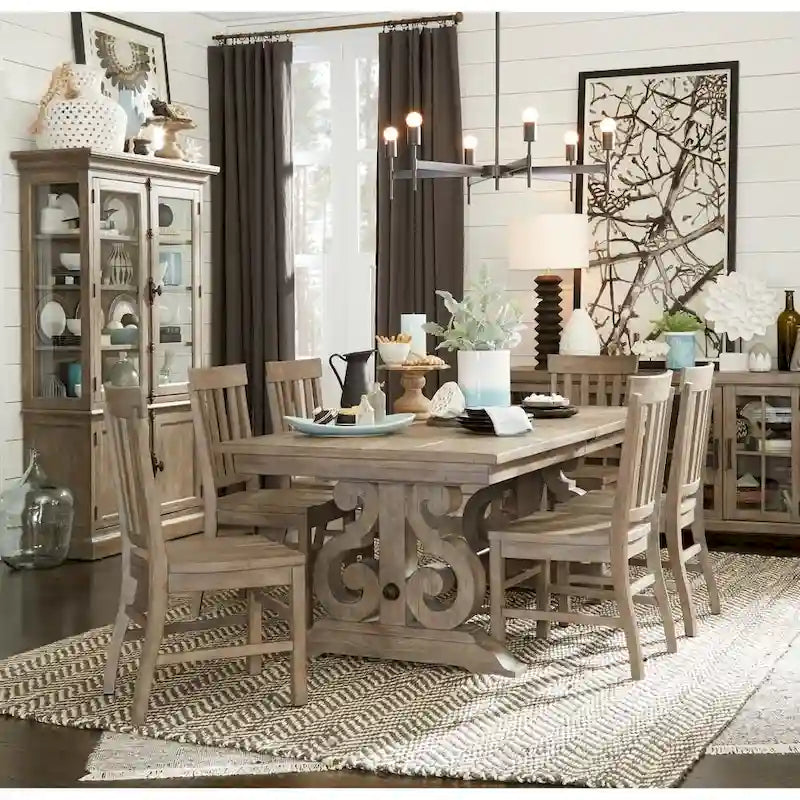 Tavolo da pranzo The Gray Barn Manderley Dove Tail Grey - grigio dove tail