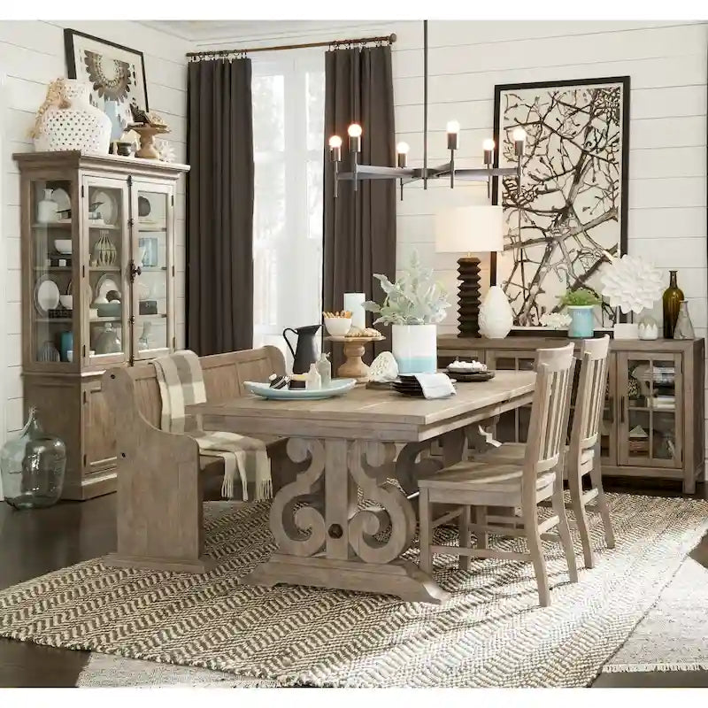 Tavolo da pranzo The Gray Barn Manderley Dove Tail Grey - grigio dove tail