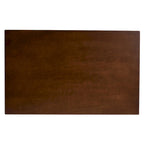 Tavolo da pranzo rettangolare in legno Mid-Century Modern Transitional Britte