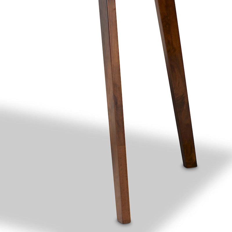 Tavolo da pranzo rettangolare in legno Mid-Century Modern Transitional Britte