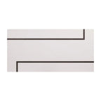 Tavolino da caffè Tawl Contemporary bianco laccato 47 pollici di Furniture of America