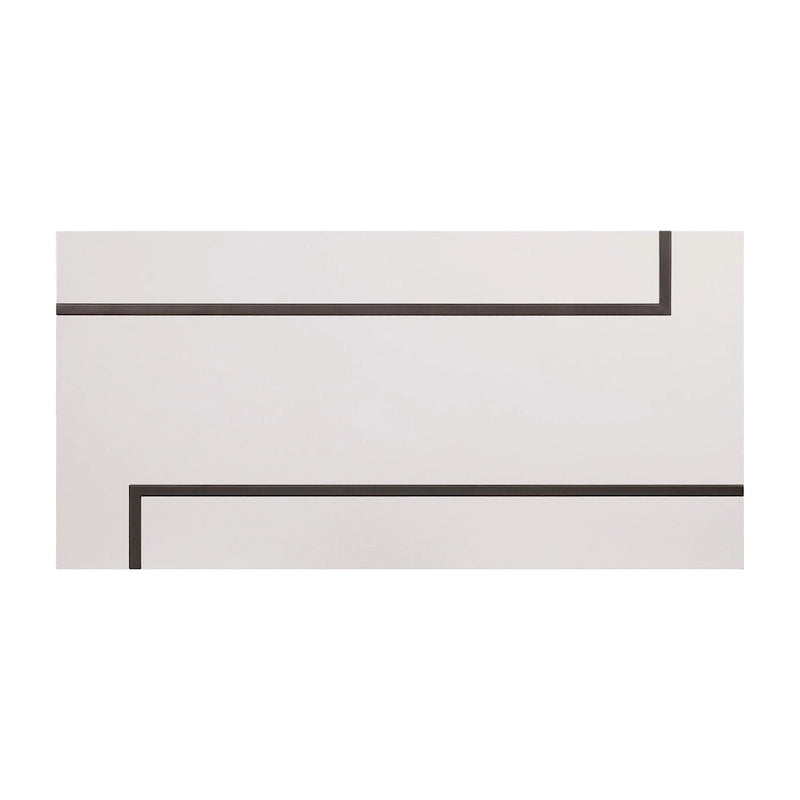 Tavolino da caffè Tawl Contemporary bianco laccato 47 pollici di Furniture of America