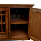 Mobile TV a quattro ante Leick Home in legno massello Mission Oak