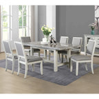 Steve Silver Cardella Marble Top 7-Piece Dining Set