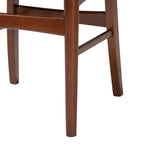 Paesi Bassi Sedie da Pranzo Laterali in Legno Curvo in Noce Scuro, Stile Scandinavo Moderno Metà Secolo (Set di 2)