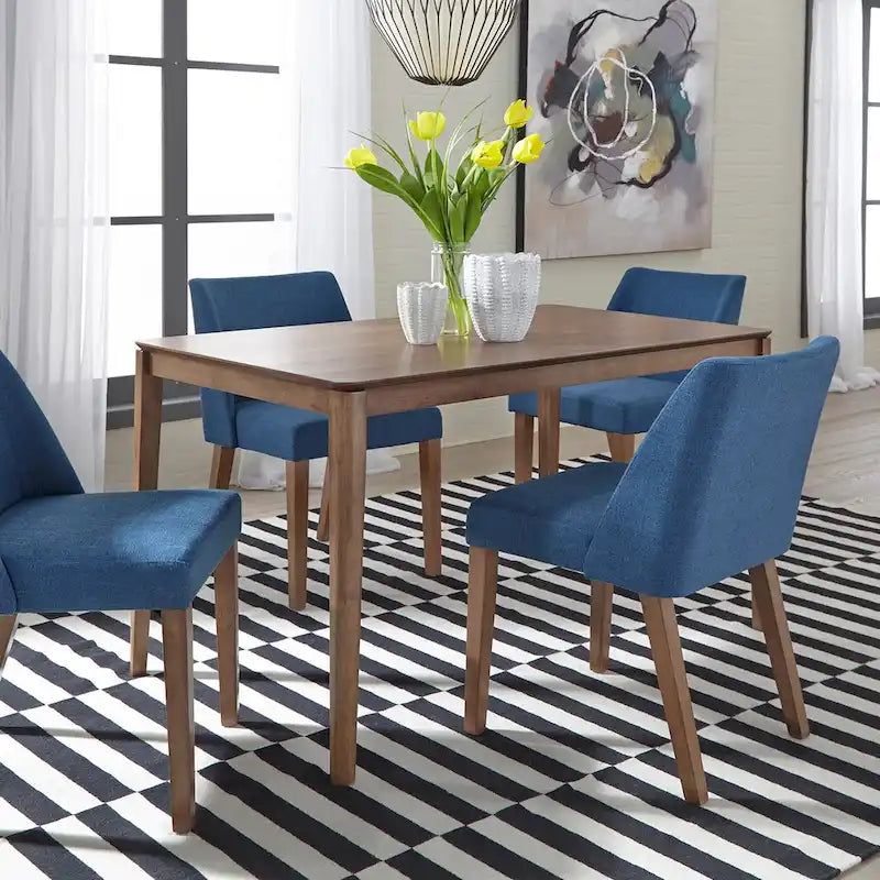 Set da 3 pezzi Space Savers in noce satinato con ante a ribalta