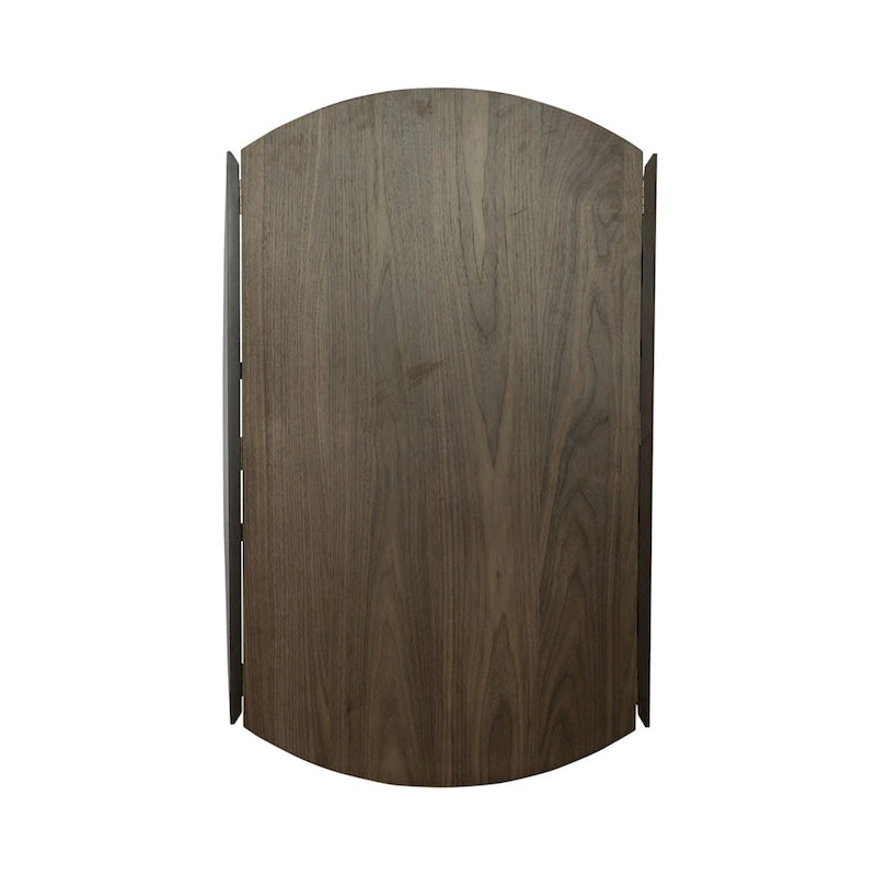 Set da 3 pezzi Space Savers in noce satinato con ante a ribalta