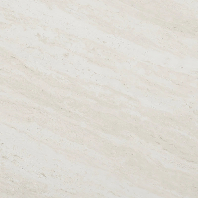 Tavolino Rotondo Moderno in Finto Marmo Henderson SEI Furniture con Base Geometrica Dorata
