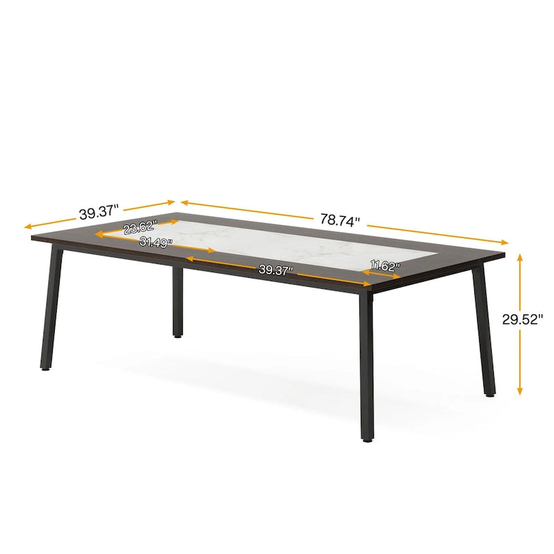 Tavolo da pranzo moderno da 200 cm per 8-10 persone