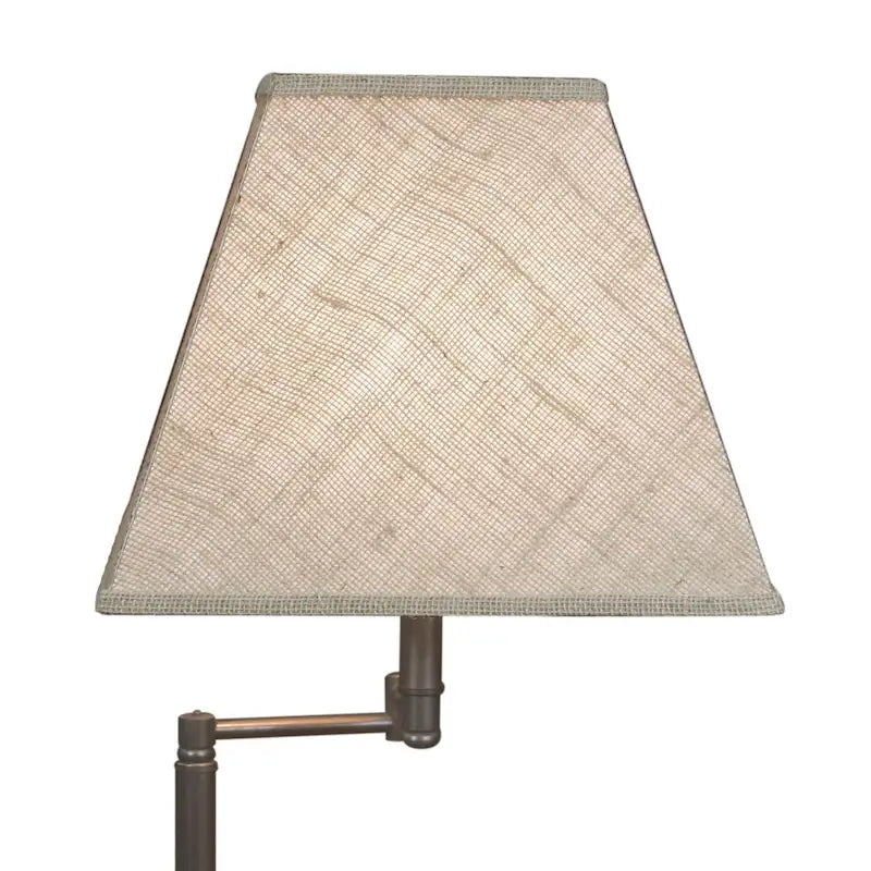 Tavolino a lampada "Mission" in legno massello Leick Home