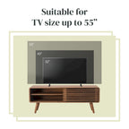 Meuble TV bas Wilson 46 KD Slat