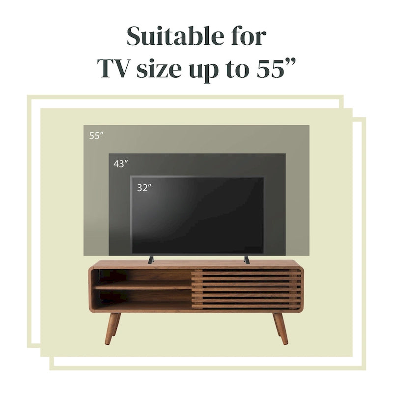 Meuble TV bas Wilson 46 KD Slat
