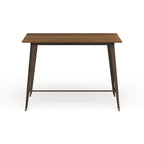Table de salle à manger hauteur comptoir Rish Industrial Brown 54 po de Furniture of America