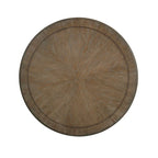 Set da pranzo rotondo Caelum Farmhouse a 5 pezzi in legno massello di The Gray Barn