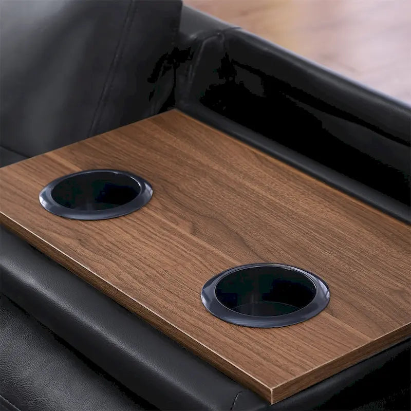 Divano componibile in similpelle con pouf e 2 cuscini