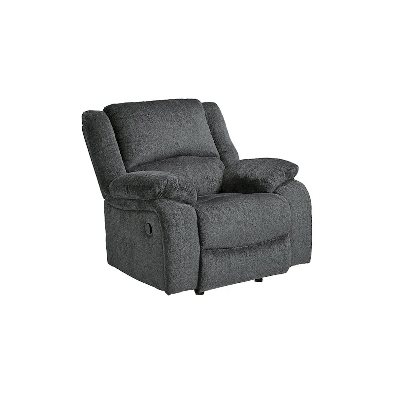 Poltrona reclinabile moderna Draycoll, ardesia