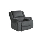 Poltrona reclinabile moderna Draycoll, ardesia