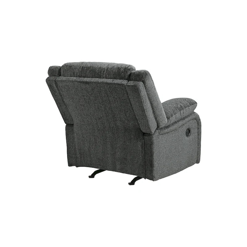 Poltrona reclinabile moderna Draycoll, ardesia