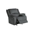 Poltrona reclinabile moderna Draycoll, ardesia