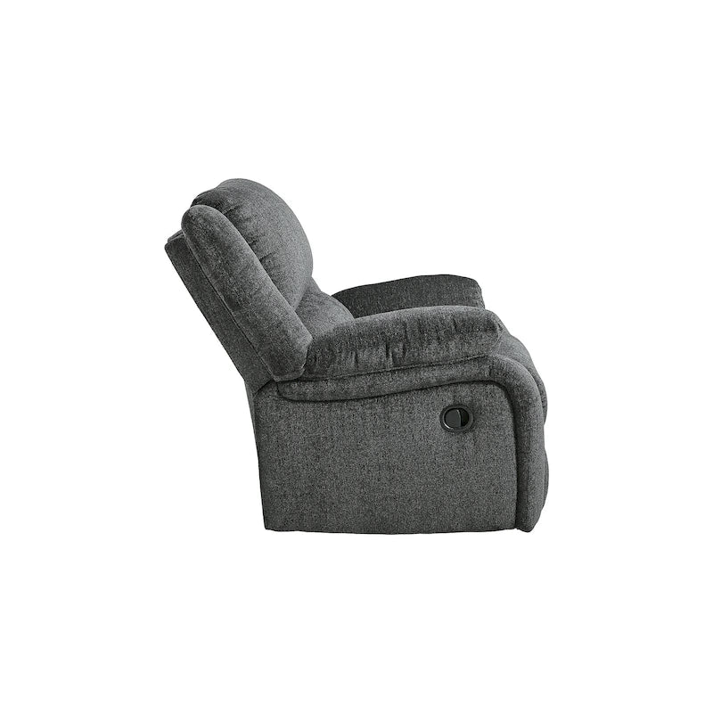 Poltrona reclinabile moderna Draycoll, ardesia