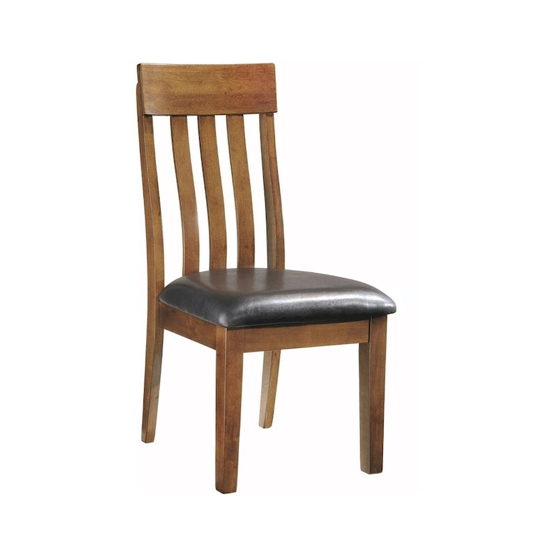 Sedia da sala da pranzo Ralene - Set da 2 - Marrone medio - 19,5 L x 22,63 P x 40,25 H