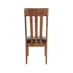 Sedia da sala da pranzo Ralene - Set da 2 - Marrone medio - 19,5 L x 22,63 P x 40,25 H