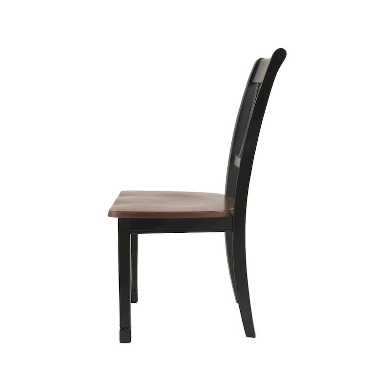 Signature Design by Ashley Owingsville Sedie da pranzo marroni e nere (set di 2)