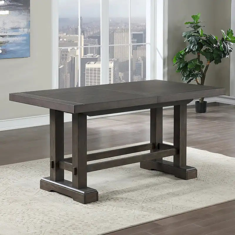 Tavolo da pranzo Steve Silver Nevada Dusky Cedar Farmhouse ad altezza bancone