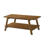 Tavolino da caffè con ripiano in legno in stile moderno di metà secolo Roundhill Furniture Metz