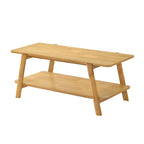Tavolino da caffè con ripiano in legno in stile moderno di metà secolo Roundhill Furniture Metz