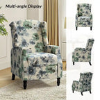 Damaris Poltrona Reclinabile Manuale Mid-Century con Design ad Ali Laterali, Set da 2 di HULALA HOME