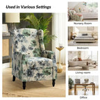 Damaris Poltrona Reclinabile Manuale Mid-Century con Design ad Ali Laterali, Set da 2 di HULALA HOME