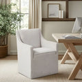 Sedia da pranzo con braccioli Madison Park Charlotte con rotelle