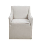 Sedia da pranzo con braccioli Madison Park Charlotte con rotelle