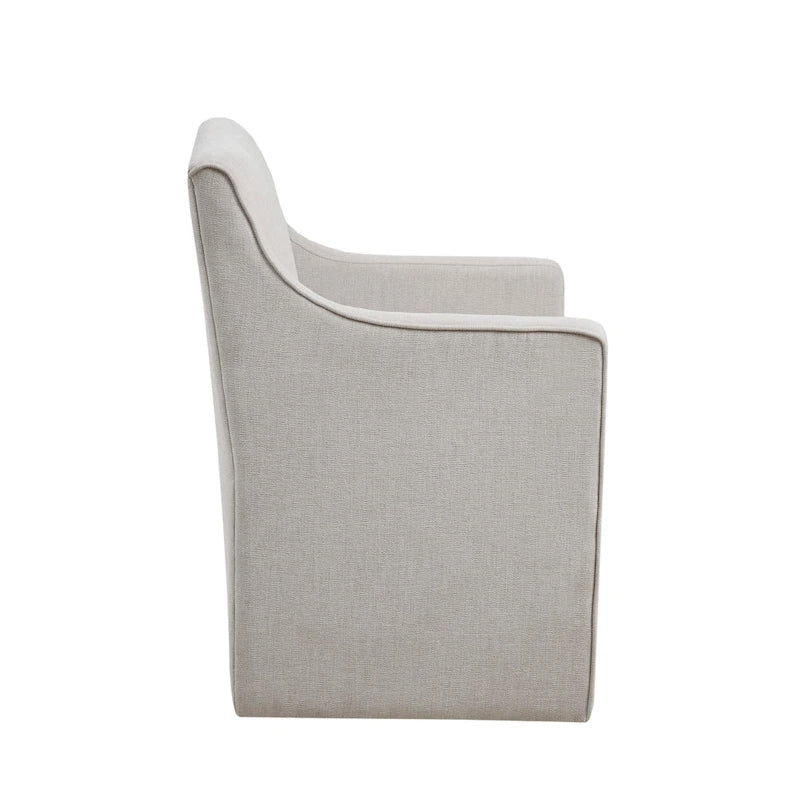 Sedia da pranzo con braccioli Madison Park Charlotte con rotelle