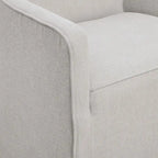 Sedia da pranzo con braccioli Madison Park Charlotte con rotelle