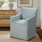 Sedia da pranzo con braccioli Madison Park Charlotte con rotelle