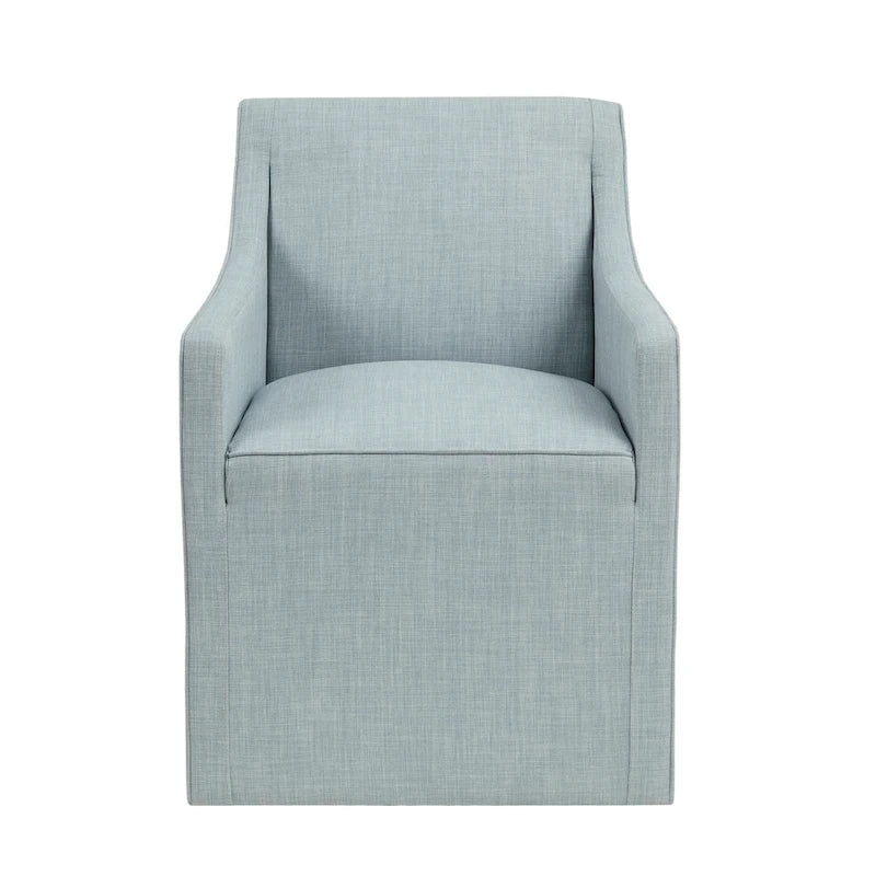 Sedia da pranzo con braccioli Madison Park Charlotte con rotelle