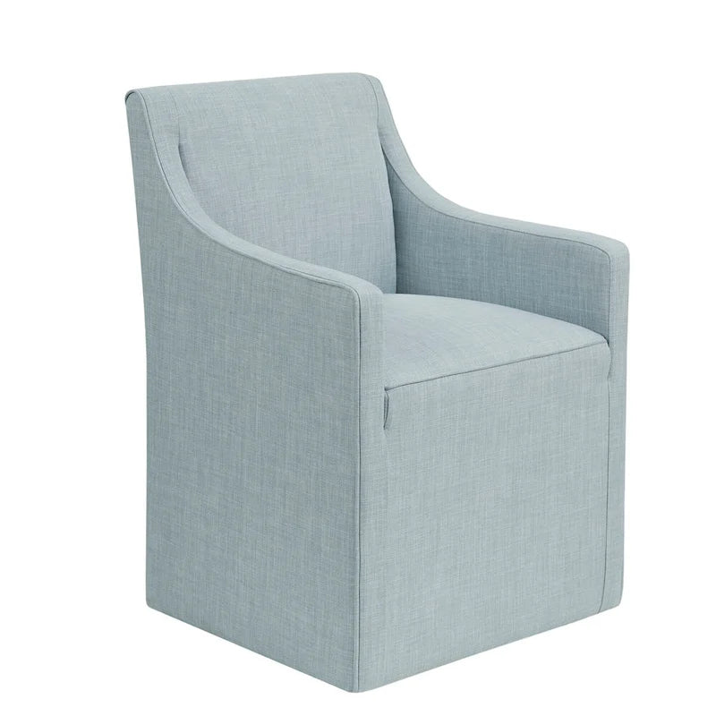 Sedia da pranzo con braccioli Madison Park Charlotte con rotelle
