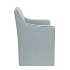 Sedia da pranzo con braccioli Madison Park Charlotte con rotelle
