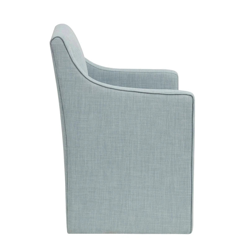 Sedia da pranzo con braccioli Madison Park Charlotte con rotelle