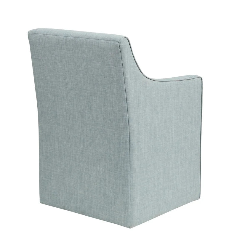 Sedia da pranzo con braccioli Madison Park Charlotte con rotelle