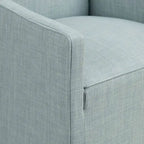 Sedia da pranzo con braccioli Madison Park Charlotte con rotelle