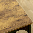 HOMCOM Ensemble 5 Pièces Table de Bar Hauteur Comptoir et Chaises