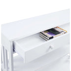 Tavolo Console Convenience Concepts Mission a 1 Cassetto con Scaffali