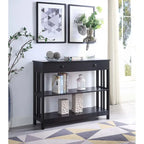 Tavolo Console Convenience Concepts Mission a 1 Cassetto con Scaffali