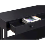 Tavolo Console Convenience Concepts Mission a 1 Cassetto con Scaffali
